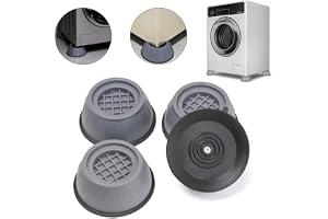 Showay Noise Cancelling Washing Machine Support, Washer And Dryer Anti-Vibration Pads, Slip Anti Vibration And Noise Reducing