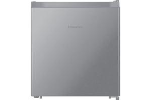 Hisense 60 Liter Compact Single Door Refrigerator, Silver - RR60D4ASU"Min 1 year manufacturer warranty"